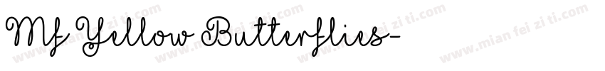 Mf Yellow Butterflies字体转换